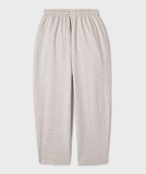 Pantalon de jogging ample avec ceinture ajustable fille vue3 - GEMO (JUNIOR) - GEMO