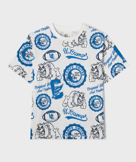 Tee-shirt manches courtes imprimé garçon - Camps United vue1 - CAMPS GEMO FOR GOOD - GEMO