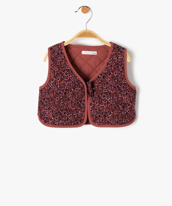 Ensemble bébé fille 2 pièces : tee-shirt et gilet — LuluCastagnette vue3 - LULUCASTAGNETTE - GEMO