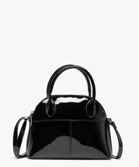 Sac à main femme uni et verni à bandoulière vue1 - GEMO (ACCESS) - GEMO