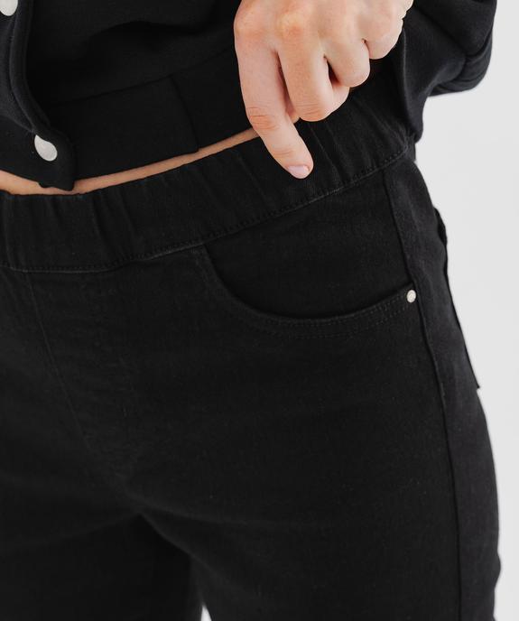 Jegging délavé taille normale femme vue3 - GEMO(FEMME PAP) - GEMO