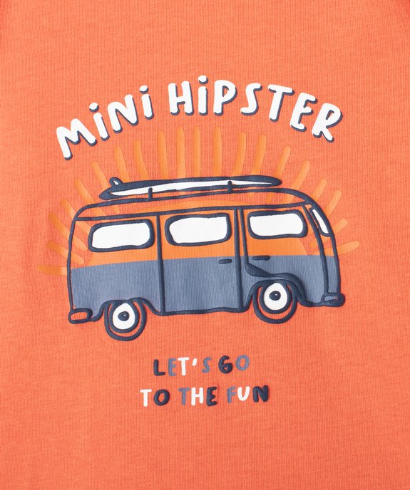 Tee-shirt bébé garçon imprimé fantaisie vue2 - GEMO(BEBE DEBT) - GEMO