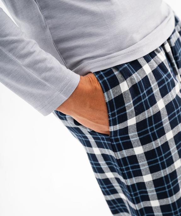 Pantalon de pyjama à carreaux homme vue3 - GEMO(HOMWR HOM) - GEMO