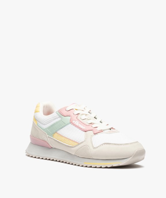 Baskets femme retro running colorées à lacets – Ellesse Bera vue2 - ELLESSE - GEMO