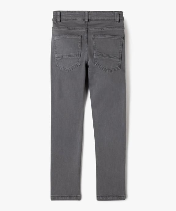 Pantalon chino slim 5 poches garçon vue4 - GEMO (ENFANT) - GEMO