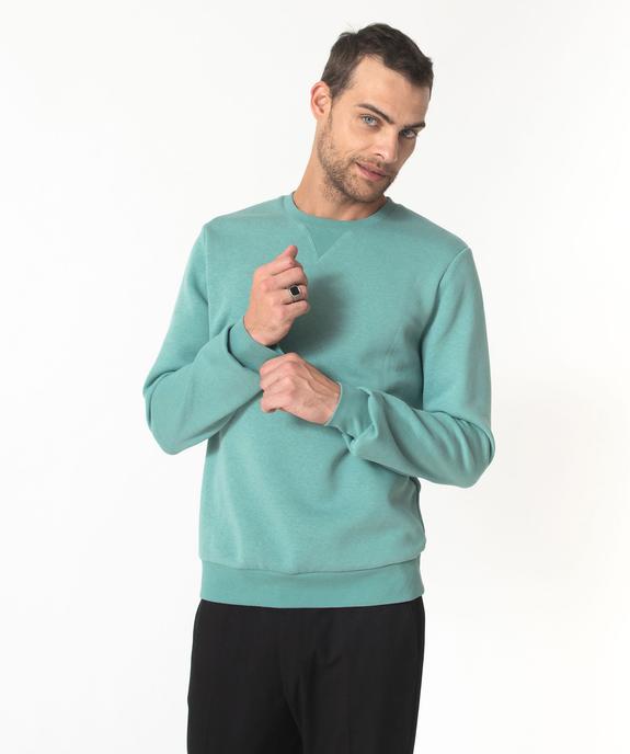 Sweat avec intérieur molletonné homme vue1 - GEMO 4G HOMME - GEMO