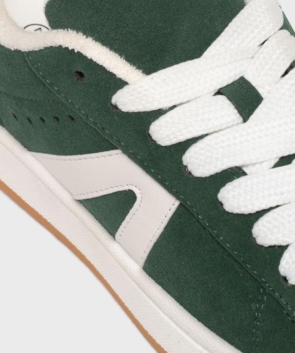 Basket basses style skate à larges lacets femme vue6 - SANS MARQUE - GEMO
