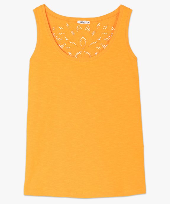 Débardeur femme avec dos brodé vue4 - GEMO(FEMME PAP) - GEMO
