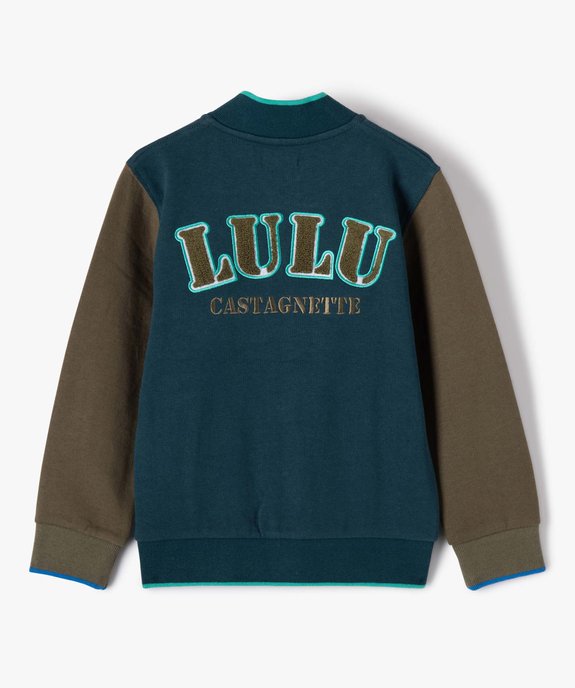 Sweat garçon avec manches contrastantes - LuluCastagnette vue4 - LULUCASTAGNETTE - GEMO