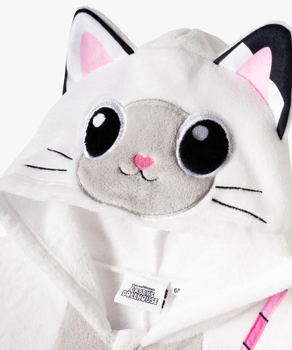 Combinaison pyjama en maille  motif chat fille - Gabby’s Dollhouse vue3 - GABBY - GEMO