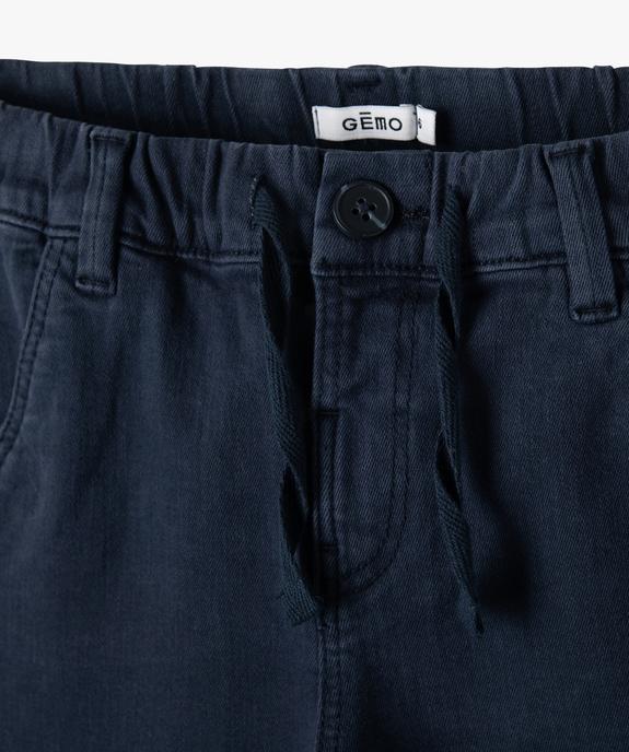 Pantalon chino coupe regular garçon vue2 - GEMO (ENFANT) - GEMO