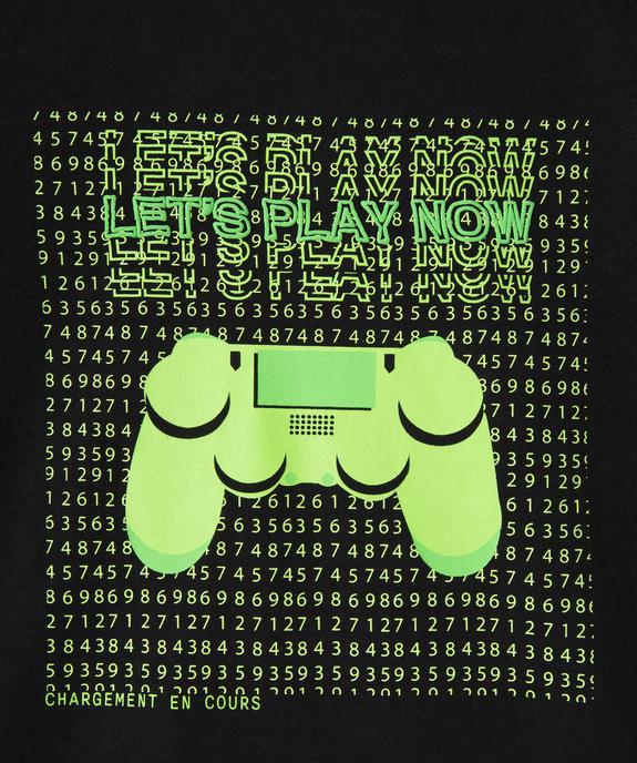 Pyjama à manches longues avec motif jeu vidéo garçon vue2 - GEMO (JUNIOR) - GEMO