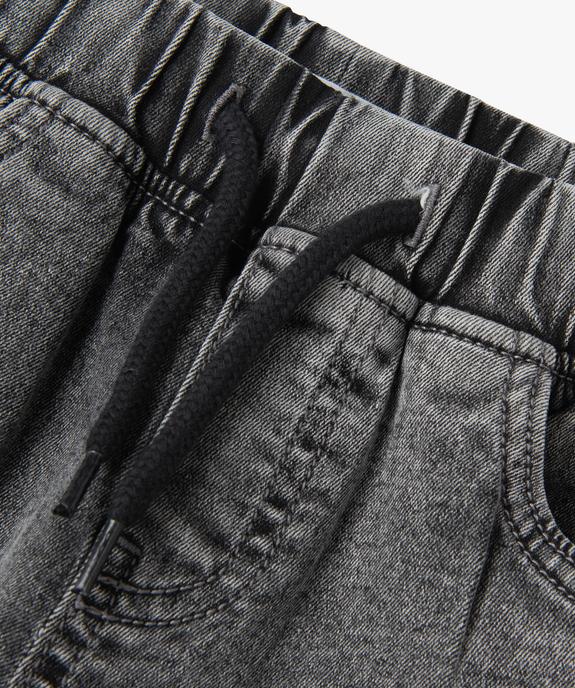 Jean Regular avec taille élastique garçon vue3 - GEMO 4G GARCON - GEMO