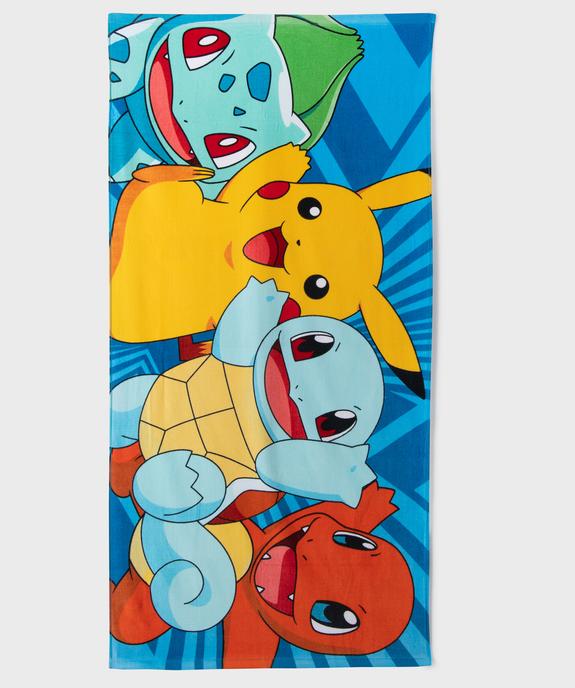 Serviette de bain motif Pikachu enfant - Pokemon vue2 - POKEMON - GEMO