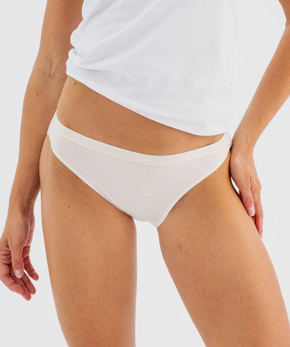 Culottes en coton stretch femme (lot de 5) - Les Pockets Eco DIM vue1 - DIM - GEMO