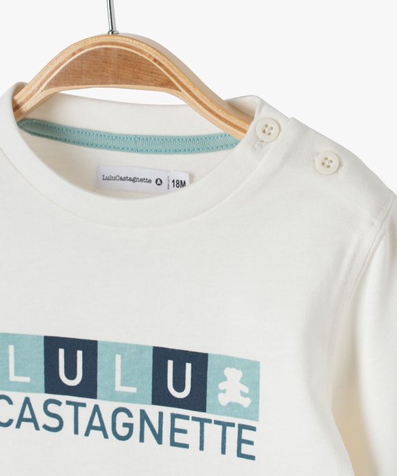 Ensemble 2 pièces chemise et tee-shirt bébé garçon - LuluCastagnette vue4 - LULUCASTAGNETTE - GEMO