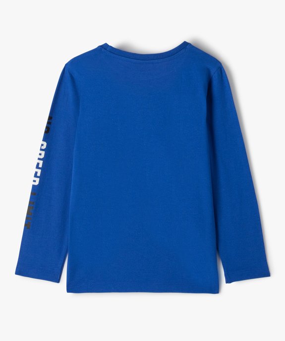 Tee-shirt manches longues Sonic garçon vue3 - SONIC - GEMO