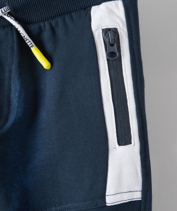 Pantalon de jogging garçon à poches zippées – LuluCastagnette vue2 - LULUCASTAGNETTE - GEMO