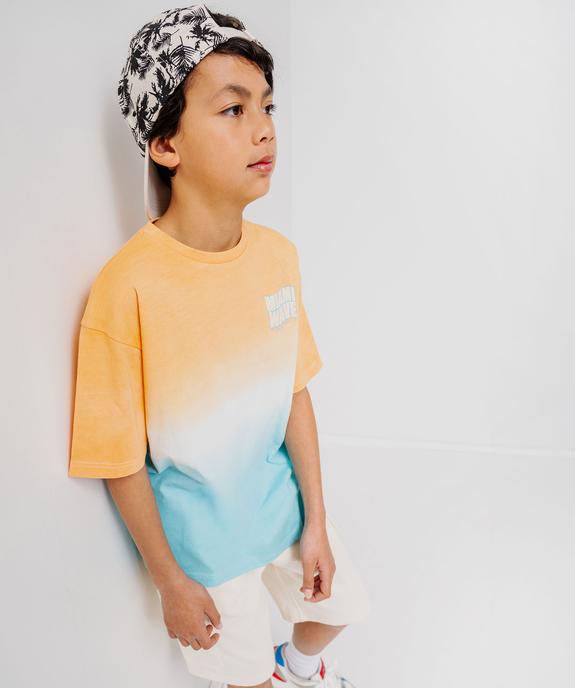 Tee-shirt original manches courtes garçon vue1 - GEMO (JUNIOR) - GEMO