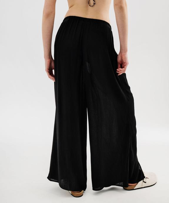 Pantalon de plage femme ouvert sur l’avant vue8 - GEMO 4G FEMME - GEMO