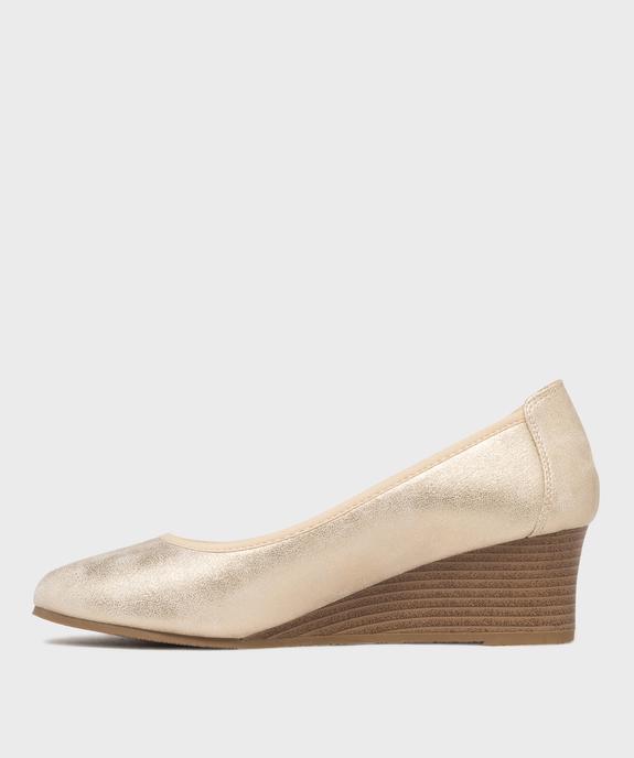 Ballerines irisées à talon compensé femme - Valentina Baldano vue3 - VALENTINA BALDA - GEMO