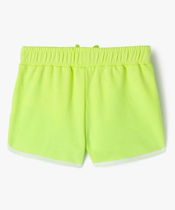 Short en maille avec taille élastique fille vue4 - GEMO (ENFANT) - GEMO