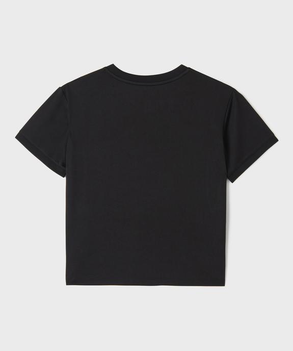Tee-shirt de sport à manches courtes fille vue3 - GEMO (JUNIOR) - GEMO