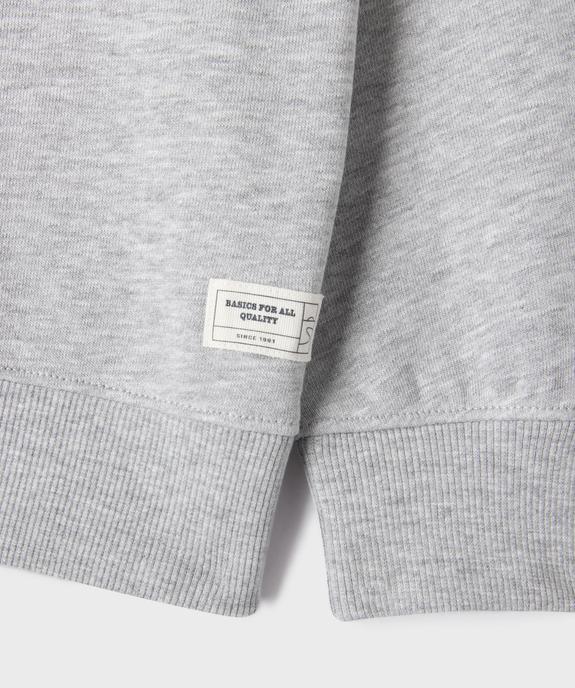 Sweat ample intérieur bouclette garçon vue3 - GEMO (ENFANT) - GEMO