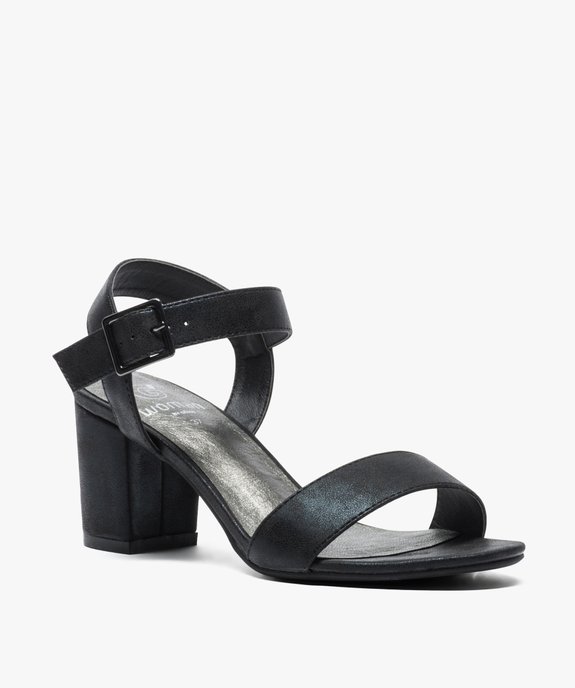 Sandales femme à talon et larges brides vue2 - VALENTINA BALDA - GEMO
