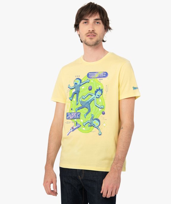 Tee-shirt homme à manches courtes motif XXL - Rick and Morty vue1 - RICK ET MORTY - GEMO