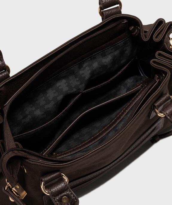 Sac à main femme avec bandoulière amovible - LuluCastagnette vue4 - LULU CASTAGNETT - GEMO