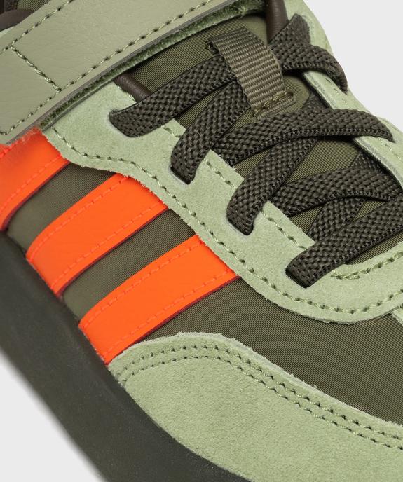Baskets basses à épaisse semelle et scratch garçon - Adidas vue6 - ADIDAS - GEMO