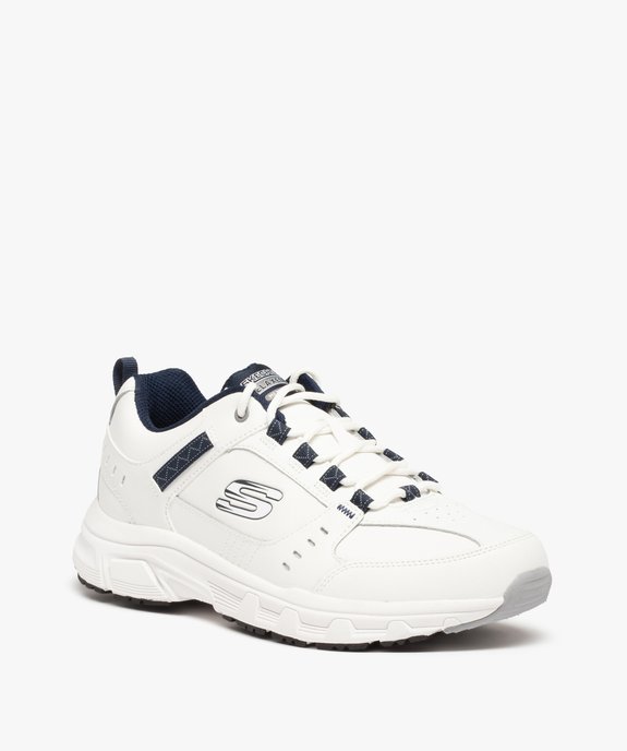 Baskets homme bicolores à lacets – Skechers Redwick vue3 - SKECHERS - GEMO