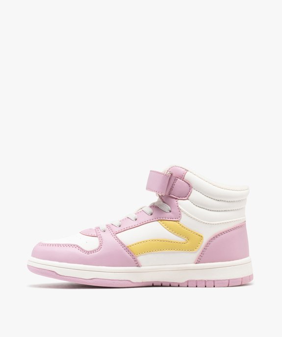 Baskets montantes multicolores fille vue3 - LOVELY WINGS - GEMO