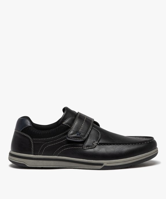 Chaussures confort esprit bateau à scratch homme - G'Flex vue1 - G'FLEX - GEMO