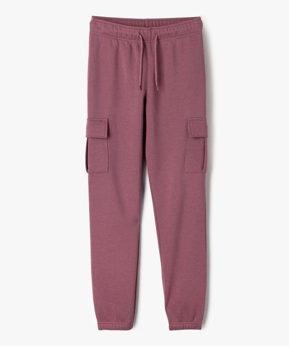 Pantalon de jogging cargo garçon vue2 - GEMO (JUNIOR) - GEMO