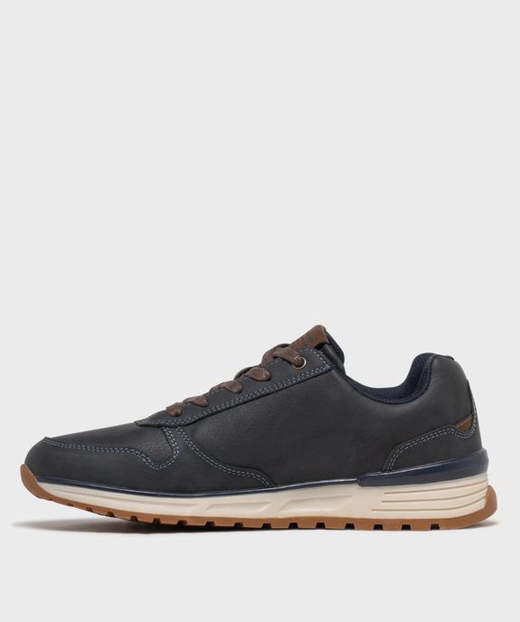 Baskets de ville look retro running homme vue3 - URBAN STEPS GEMO FOR GOOD - GEMO