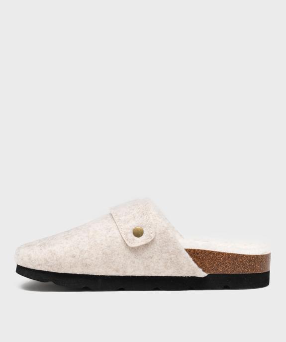 Chaussons sabots doublés sherpa femme - Roadsign vue3 - ROADSIGN - GEMO
