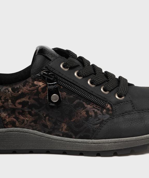 Derbies sportswear à bout carré femme vue6 - SOFTRELAX - GEMO