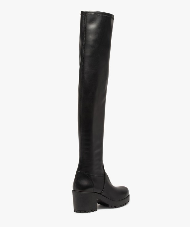 bottes fille cuir