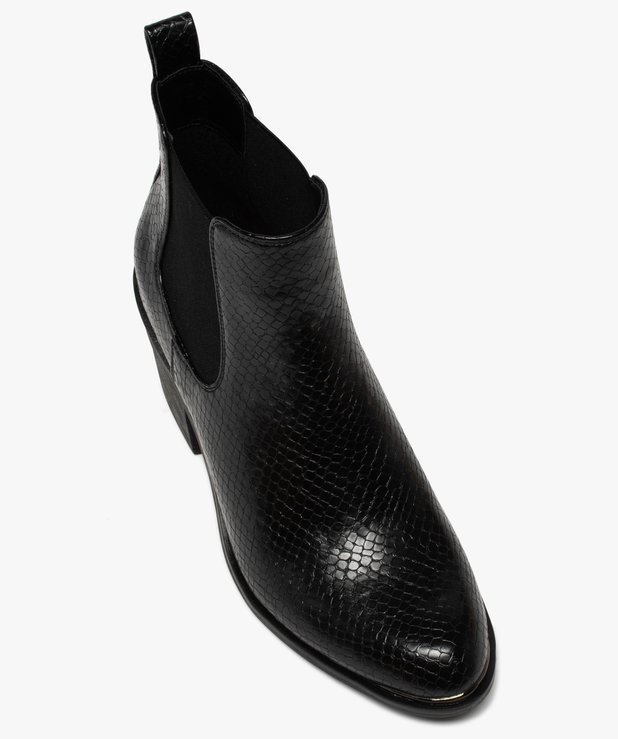 chaussure bottine femme pas cher