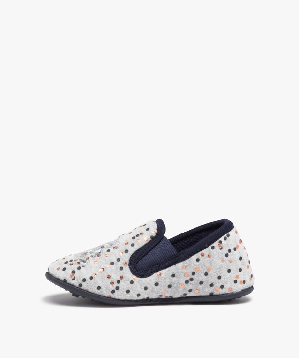 Escarpins femme babies avec double bride à boucle blanc