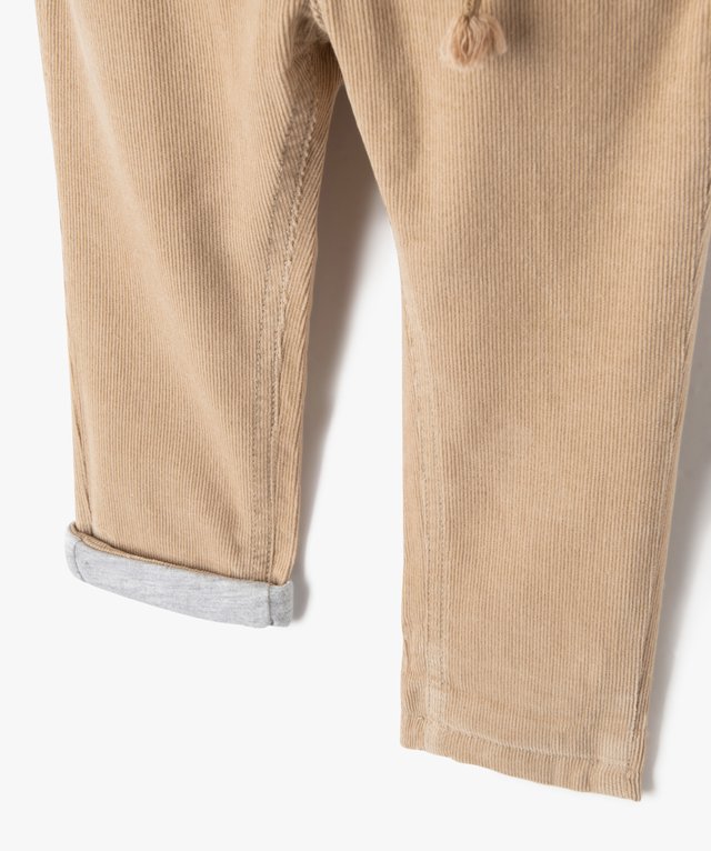 Pantalon Bébé Garçon Hiver TupTam - Lot De 2 | Doublure Polaire | Coton Chaud | Taille élastique
