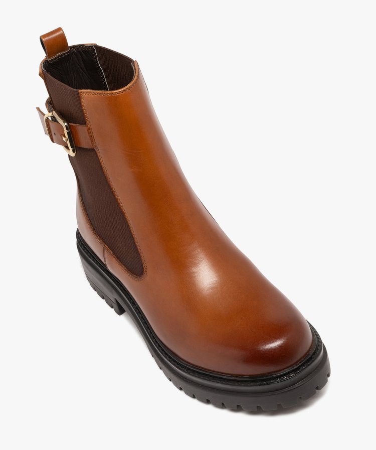 Bottines Aigle En Daim - Marron Clair - Taille 36 (EU) - Occasion En Très Très Bon état