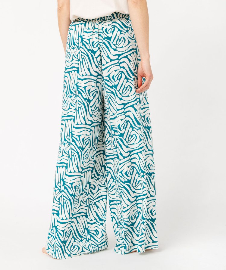 Pantalon Pyjama Rayé Vert – Taille L – Confort Doux, Élastique – Pour Soirée Pyjama, Noël, Maison - 9
