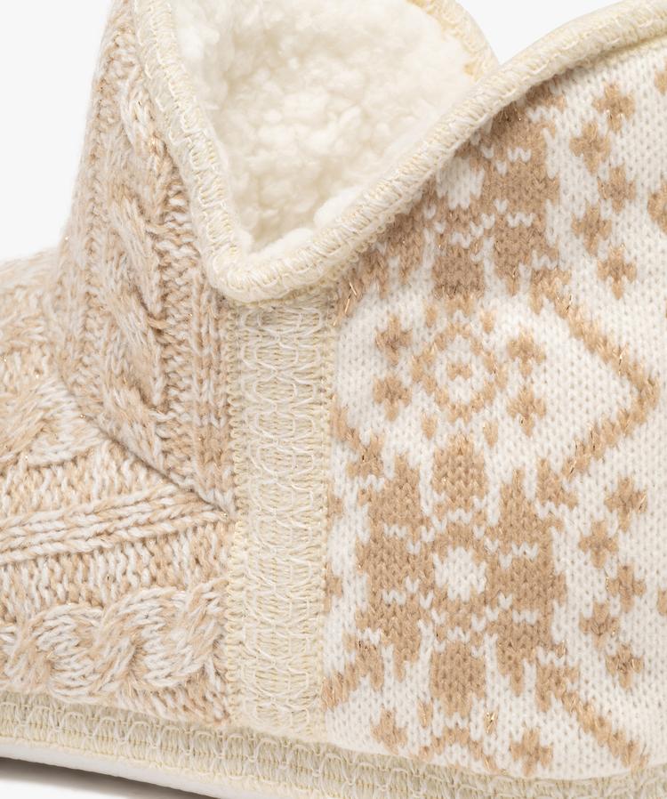 CHAUSSONS LAINE MOUTON ET AGNEAU ENFANT - Artisan Cuir Polaine en Cévennes