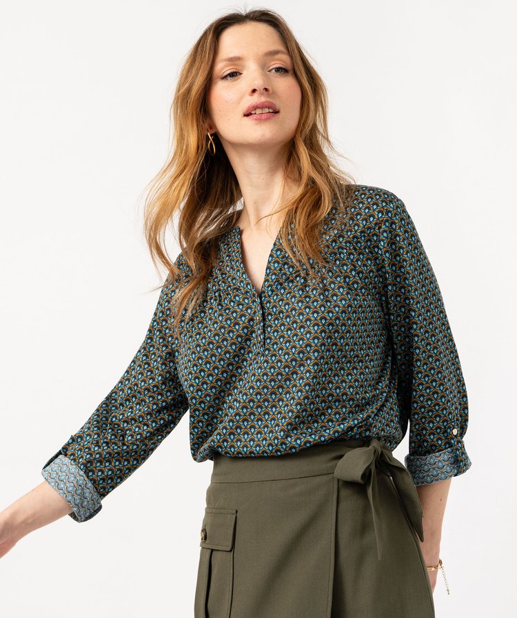 Haut Manches Longues Imprimé Marguerite – Noir Et Blanc, Taille 12, Atmosphere Primark, Neuf Sans étiquettes