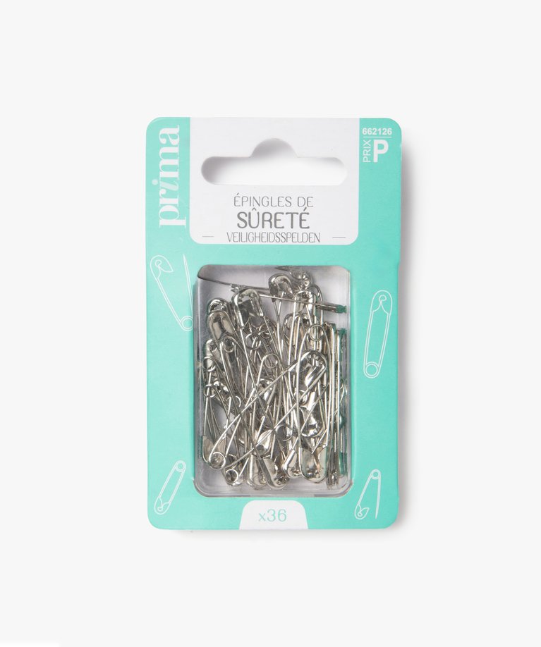 Milward Mercerie Carte Libre-Service Avec Boîte En Plastique Avec épingles De Sûreté, Matériau: Acier, Couleur: Argent, Taille: 55 Mm, Emballage: 12 Pièces Silber, 10cm X 7cm X 2cm