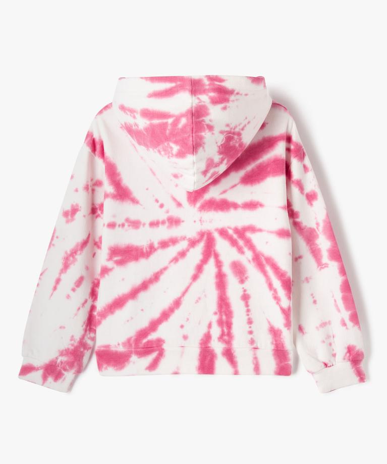 Sweat à Capuche Sandro Tie Dye – Bleu Et Rose – Taille S – Neuf Avec étiquettes